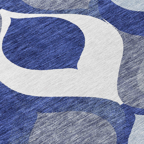 Homeroots 3' Beige Taupe And Ivory Ogee Washable Area Rug - Perfect For Indoor And Outdoor Spaces! 8' Round Polyester 584790