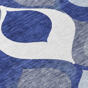 Homeroots 3' Beige Taupe And Ivory Ogee Washable Area Rug - Perfect For Indoor And Outdoor Spaces! 9' X 12' Polyester 584792