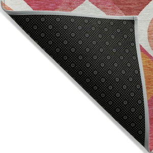 Homeroots 3' Beige Taupe And Ivory Ogee Washable Area Rug - Perfect For Indoor And Outdoor Spaces! 10' X 14' Polyester 584799