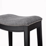 Madison Park Belfast Modern/Contemporary Saddle Counter Stool FPF20-0401 Grey