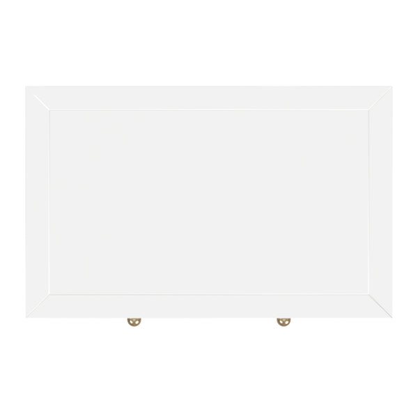 Butler Specialty Company Nora Nightstand With 3 Spacious Drawers - Stylish Storage For Bedroom Elegance Smooth White Acacia Wood,Acacia Veneer,Mdf,Pine Wood 5848304-butler