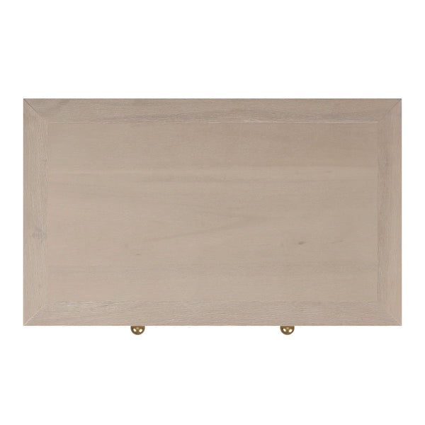 Butler Specialty Company Nora Nightstand - Stylish 3 Drawer Wood Design For Contemporary Bedrooms Taupe Acacia Wood,Acacia Veneer,Mdf,Pine Wood 5848450-butler