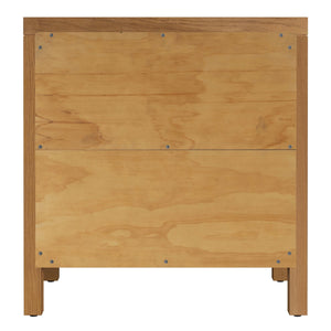 Butler Specialty Company Nora 3 Drawer Nightstand - Modern Wood Design For Stylish Bedroom Storage Natural Rubberwood,Oak Veneers,Mdf,Oak Solids,Pine Pine Solids 5848452-butler