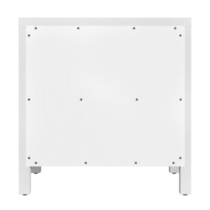 Butler Specialty Company Nora Nightstand - Stylish 3 Drawer Wood Design For Contemporary Bedrooms White Acacia Wood,Acacia Veneer,Mdf,Pine Wood 5848477-butler