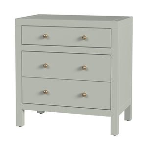 Butler Specialty Company Nora Nightstand With 3 Spacious Drawers - Stylish Storage For Bedroom Elegance Sage Green Acacia Wood,Acacia Veneer,Mdf,Pine Wood 5848480-butler