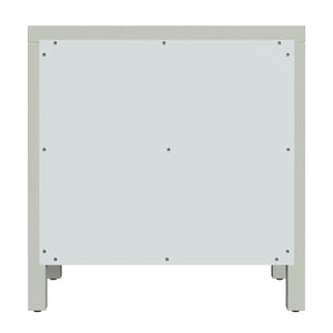 Butler Specialty Company Nora Nightstand With 3 Spacious Drawers - Stylish Storage For Bedroom Elegance Sage Green Acacia Wood,Acacia Veneer,Mdf,Pine Wood 5848480-butler