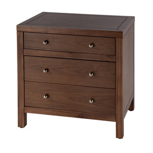 Butler Specialty Nora 3 Drawer Nightstand - Contemporary Wood Design With Spacious Storage For Bedroom Essentials Walnut Acacia Wood,Acacia Veneer,Mdf,Pine Wood 5848489-butler