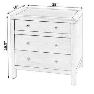 Butler Specialty Nora 3 Drawer Nightstand - Contemporary Wood Design With Spacious Storage For Bedroom Essentials Walnut Acacia Wood,Acacia Veneer,Mdf,Pine Wood 5848489-butler