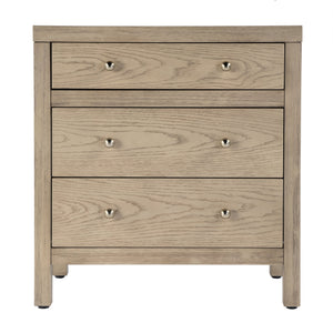 Butler Specialty Nora 3 Drawer Nightstand - Contemporary Wood Design With Spacious Storage For Bedroom Essentials Light Brown Acacia Wood,Acacia Veneer,Mdf,Pine Wood 5848492-butler