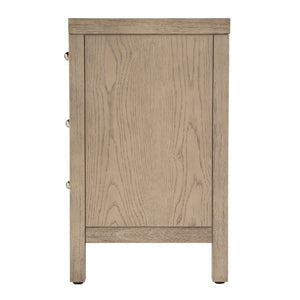 Butler Specialty Nora 3 Drawer Nightstand - Contemporary Wood Design With Spacious Storage For Bedroom Essentials Light Brown Acacia Wood,Acacia Veneer,Mdf,Pine Wood 5848492-butler