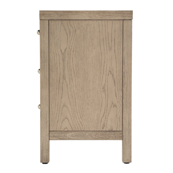 Butler Specialty Nora 3 Drawer Nightstand - Contemporary Wood Design With Spacious Storage For Bedroom Essentials Light Brown Acacia Wood,Acacia Veneer,Mdf,Pine Wood 5848492-butler