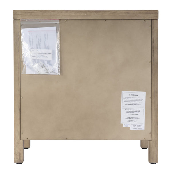 Butler Specialty Nora 3 Drawer Nightstand - Contemporary Wood Design With Spacious Storage For Bedroom Essentials Light Brown Acacia Wood,Acacia Veneer,Mdf,Pine Wood 5848492-butler