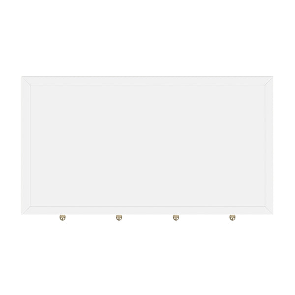 Butler Specialty Company Nora Rectangular Wood Writing Desk With 2 Drawers For Home Office Elegance Smooth White Acacia Wood,Acacia Veneer,Mdf 5849304-butler