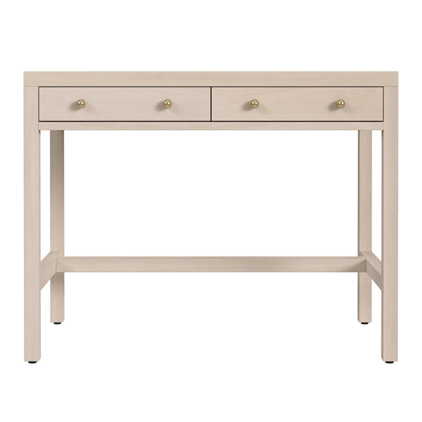 Butler Specialty Company Nora 40" Wood Writing Desk With Elegant Drawers For Modern Home Offices Taupe Acacia Wood,Acacia Veneer,Mdf 5849450-butler