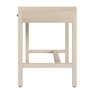 Butler Specialty Company Nora 40" Wood Writing Desk With Elegant Drawers For Modern Home Offices Taupe Acacia Wood,Acacia Veneer,Mdf 5849450-butler