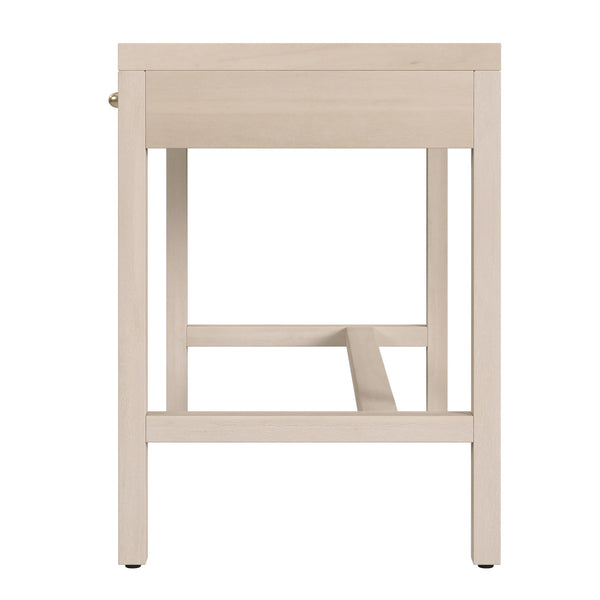 Butler Specialty Company Nora 40" Wood Writing Desk With Elegant Drawers For Modern Home Offices Taupe Acacia Wood,Acacia Veneer,Mdf 5849450-butler