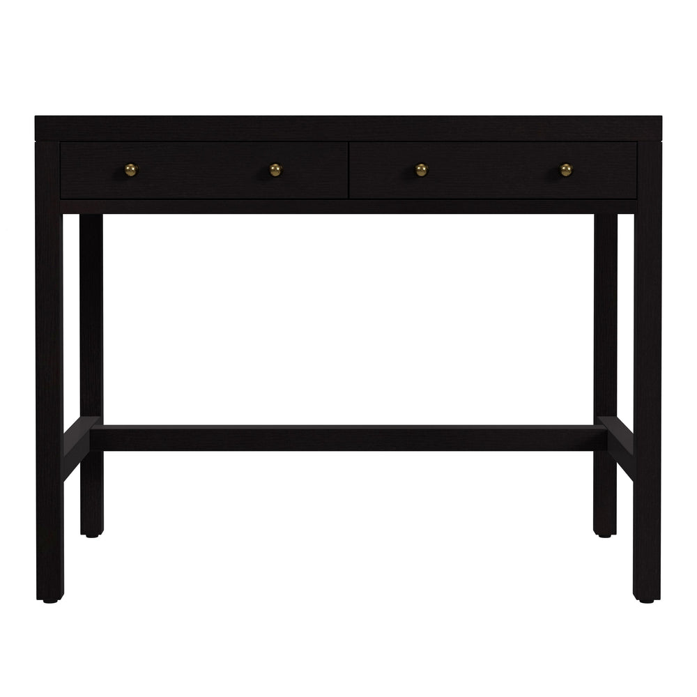 Butler Specialty Company Nora 40" Wood Writing Desk With Elegant Drawers For Modern Home Offices Coffee Acacia Wood,Acacia Veneer,Mdf 5849451-butler