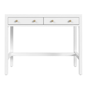 Butler Specialty Company Nora 40" Wood Writing Desk With Elegant Drawers For Modern Home Offices White Acacia Wood,Acacia Veneer,Mdf 5849477-butler