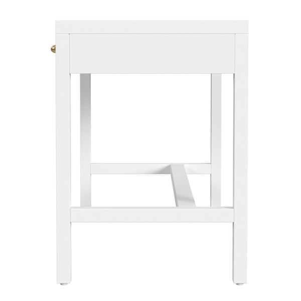 Butler Specialty Company Nora 40" Wood Writing Desk With Elegant Drawers For Modern Home Offices White Acacia Wood,Acacia Veneer,Mdf 5849477-butler