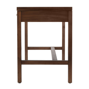 Butler Specialty Nora Elegant Rectangular Wood Writing Desk With Two Drawers For A Stylish Home Office Workspace Walnut Acacia Wood,Acacia Veneer,Mdf 5849489-butler