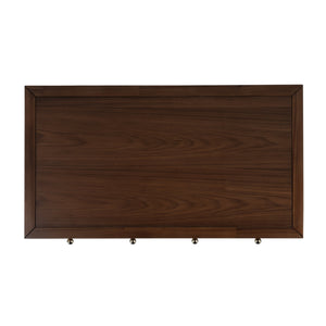 Butler Specialty Nora Elegant Rectangular Wood Writing Desk With Two Drawers For A Stylish Home Office Workspace Walnut Acacia Wood,Acacia Veneer,Mdf 5849489-butler