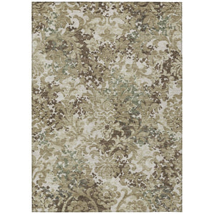 HomeRoots 5' Durable Floral Area Rug for Indoor Outdoor Spaces - Washable, Stain-Resistant, Timeless Design 5' X 8' 584963