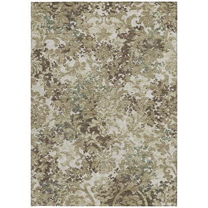 HomeRoots 5' Durable Floral Area Rug for Indoor Outdoor Spaces - Washable, Stain-Resistant, Timeless Design 8' X 10' 584965