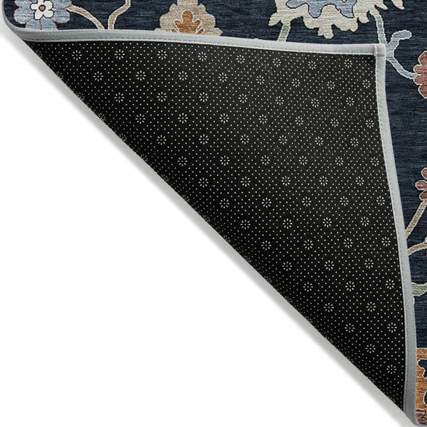 Homeroots 3' Artichoke Green Floral Washable Area Rug – Perfect For Indoor Or Outdoor Spaces, Durable & Stylish 3' X 5' Polyester 584974