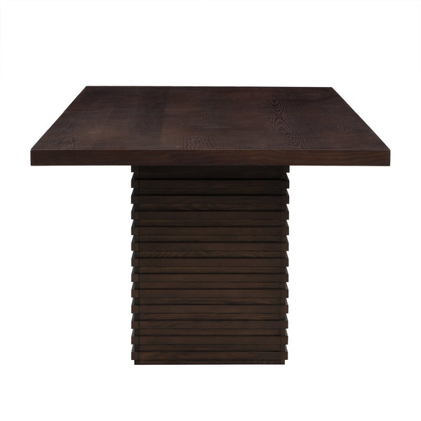 English Elm Christopher Knight Home® - Coad 84-Inch Espresso Dining Table - Elegant Rectangular Design For 6-8, Versatile Use & Easy Care N771P347115O_N771P347116O