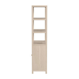 Butler Specialty Company Nora 32" W Wood Etagere Bookcase - Stylish 3-tier Storage With Cabinet Taupe Made From Acacia Wood,Acacia Veneer,Engineered Wood 5850450-butler
