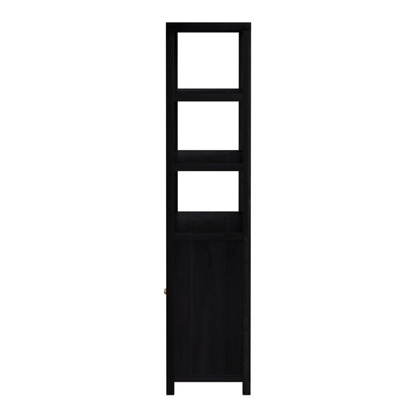 Butler Specialty Company Nora 32" W Wood Etagere Bookcase - Stylish 3-tier Storage With Cabinet Coffee Made From Acacia Wood,Acacia Veneer,Engineered Wood 5850451-butler