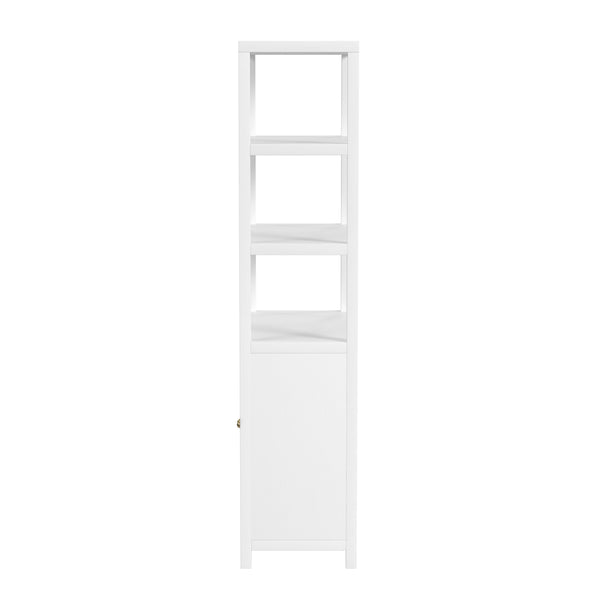 Butler Specialty Company Nora 32" W Wood Etagere Bookcase - Stylish 3-tier Storage With Cabinet White Made From Acacia Wood,Acacia Veneer,Engineered Wood 5850477-butler