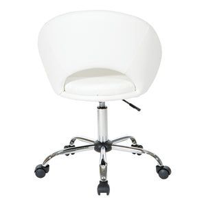 OSP Home Furnishings Milo Office Chair White