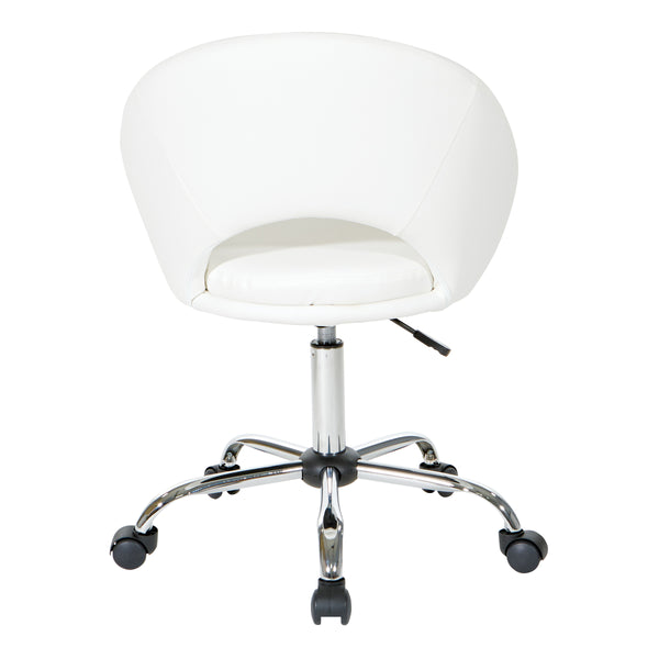 OSP Home Furnishings Milo Office Chair White