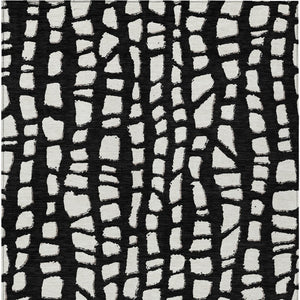 Homeroots 3' Artichoke Green And Ivory Abstract Washable Indoor Outdoor Area Rug For Stylish Spaces 3' X 5' Polyester 585052