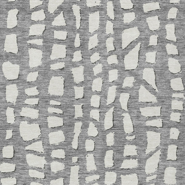 Homeroots 3' Artichoke Green And Ivory Abstract Washable Indoor Outdoor Area Rug For Stylish Spaces 10' X 14' Polyester 585069