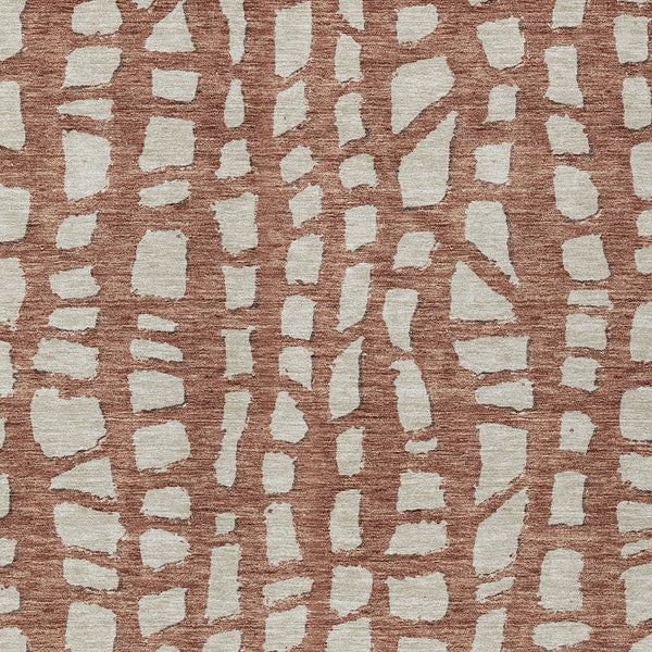 Homeroots 3' Artichoke Green And Ivory Abstract Washable Indoor Outdoor Area Rug For Stylish Spaces 3' X 5' Polyester 585082