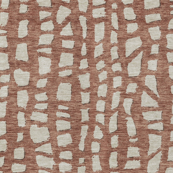 Homeroots 3' Artichoke Green And Ivory Abstract Washable Indoor Outdoor Area Rug For Stylish Spaces 8' X 10' Polyester 585085