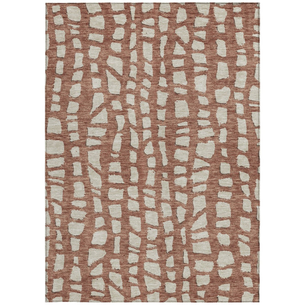 Homeroots 3' Artichoke Green And Ivory Abstract Washable Indoor Outdoor Area Rug For Stylish Spaces 9' X 12' Polyester 585086