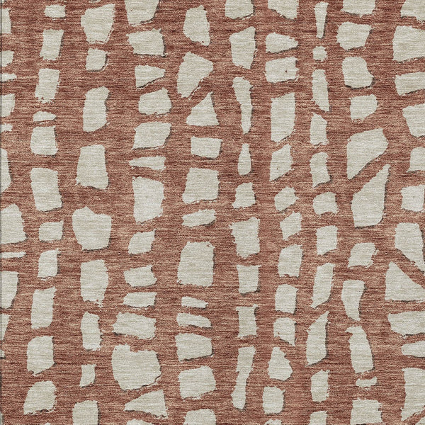 Homeroots 3' Artichoke Green And Ivory Abstract Washable Indoor Outdoor Area Rug For Stylish Spaces 10' X 14' Polyester 585087