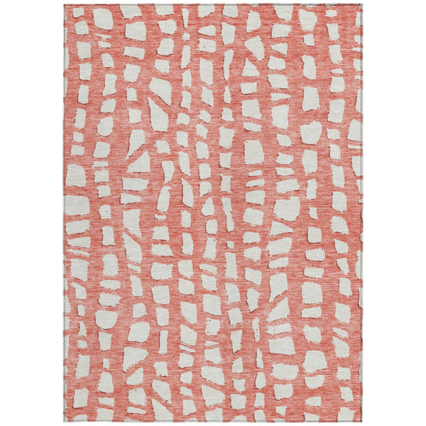 Homeroots 3' Artichoke Green And Ivory Abstract Washable Indoor Outdoor Area Rug For Stylish Spaces 9' X 12' Polyester 585098