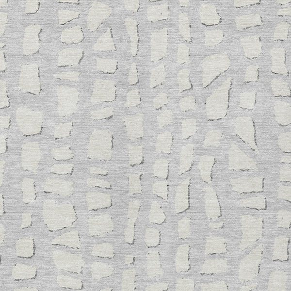 Homeroots 3' Artichoke Green And Ivory Abstract Washable Indoor Outdoor Area Rug For Stylish Spaces 3' X 5' Polyester 585100