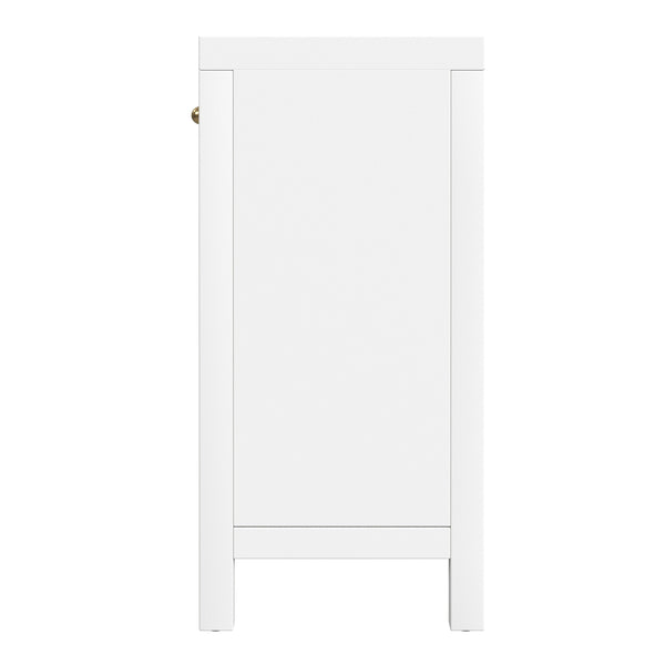 Butler Specialty Butler Nora Elegant Wood Accent Storage Cabinet With 1 Drawer And 2 Doors For Stylish Organization Smooth White Acacia Wood,Acacia Veneer,Mdf,Pine Wood,Metal 5851304-butler