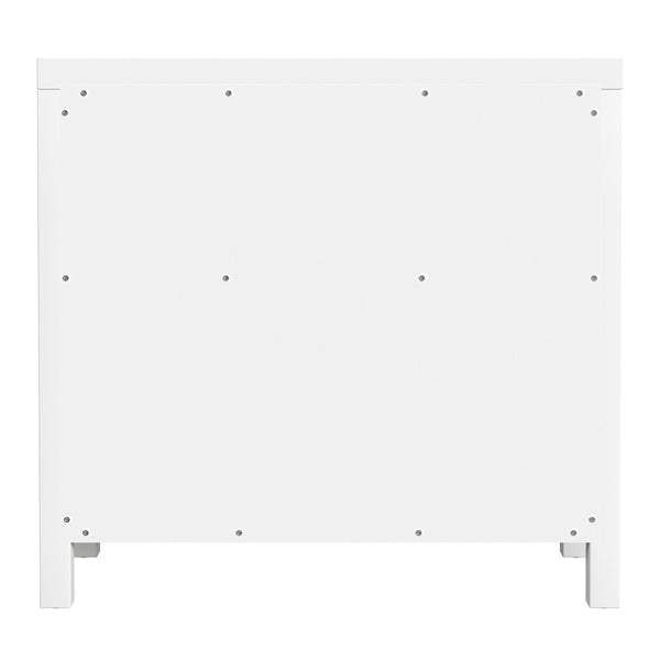 Butler Specialty Butler Nora Elegant Wood Accent Storage Cabinet With 1 Drawer And 2 Doors For Stylish Organization Smooth White Acacia Wood,Acacia Veneer,Mdf,Pine Wood,Metal 5851304-butler