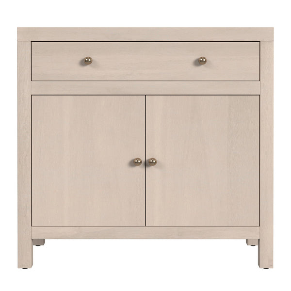 Butler Specialty Company Nora Elegant 31" Accent Storage Cabinet With 1 Drawer & 2 Doors For Style Taupe Acacia Wood,Acacia Veneer,Mdf,Pine Wood,Metal 5851450-butler