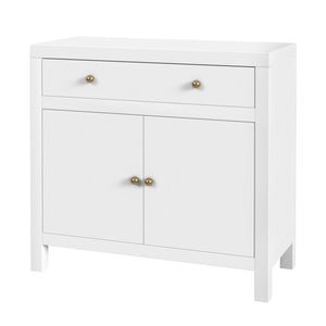 Butler Specialty Company Nora Elegant 31" Accent Storage Cabinet With 1 Drawer & 2 Doors For Style White Acacia Wood,Acacia Veneer,Mdf,Pine Wood,Metal 5851477-butler