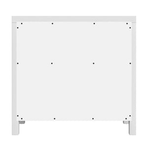 Butler Specialty Company Nora Elegant 31" Accent Storage Cabinet With 1 Drawer & 2 Doors For Style White Acacia Wood,Acacia Veneer,Mdf,Pine Wood,Metal 5851477-butler