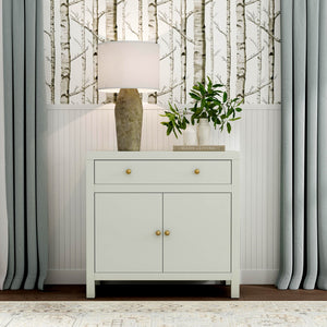 Butler Specialty Butler Nora Elegant Wood Accent Storage Cabinet With 1 Drawer And 2 Doors For Stylish Organization Sage Green Acacia Wood,Acacia Veneer,Mdf,Pine Wood,Metal 5851480-butler