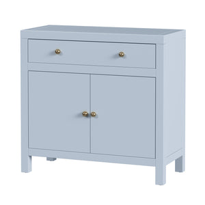 Butler Specialty Butler Nora 31" Light Blue Wood Accent Cabinet with 1 Drawer 2 Doors, Soft-Close Storage for Entryway 5851522