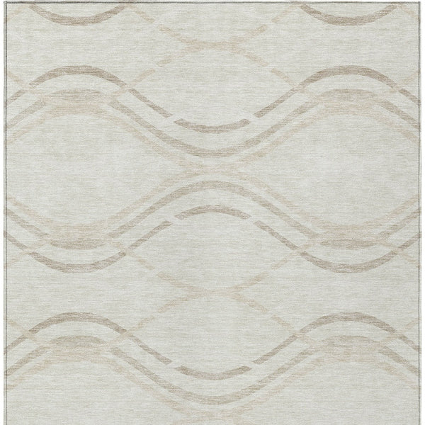 Homeroots 3' Black Gray Ivory Abstract Indoor Outdoor Area Rug - Stylish, Washable, And Durable For Any Space 3' X 5' Polyester 585262